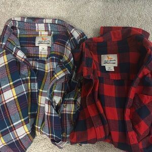 SET OF TWO- Field Stream Flannel